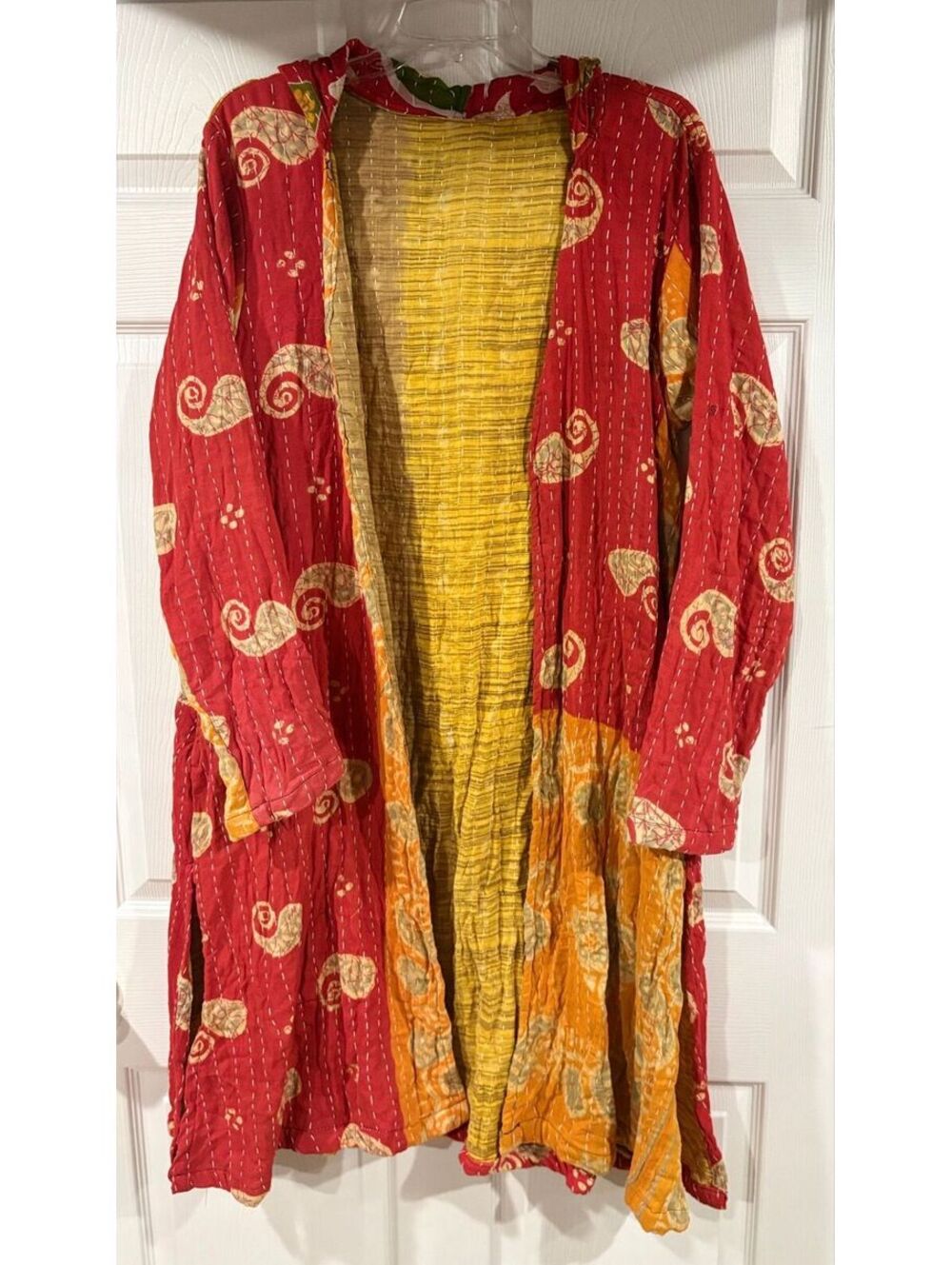 #211 NEW Kantha patchwork kimono